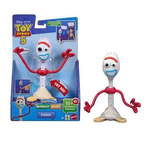 Image of Mattel Disney and Pixar Toy Story 5 Interactables Talking Figures, 7 Inch Playscale, Movie Phrases & Converses with Others in Line, Characters Vary, JKV29