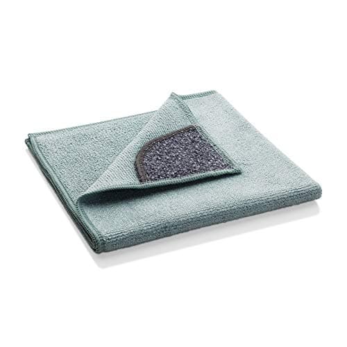 Image of E-Cloth Kitchen Microfibre Cloth, Streak-Free Cleaning Kitchen Surfaces, Coutertops and Sinks, Washable and Reusable, 100 Wash Promise, Green, 1 Pack