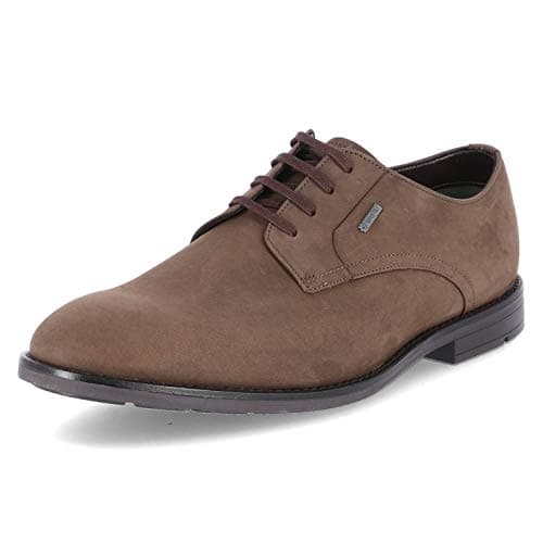 Image of Clarks Ronnie Walk GTX, mens Derby, Brown Dark Brown Dark Brown, 8.5 UK (42.5 EU)