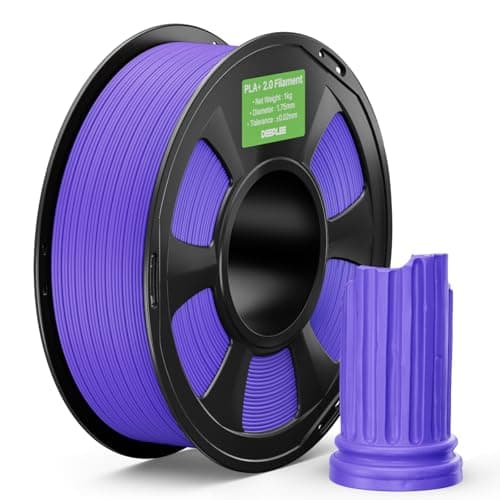 Image of DEEPLEE PLA Plus 2.0 Filament Purple 1KG, 3D Printer Filaments Upgraded PLA+ 1.75mm Fits for Most FDM 3D Printers