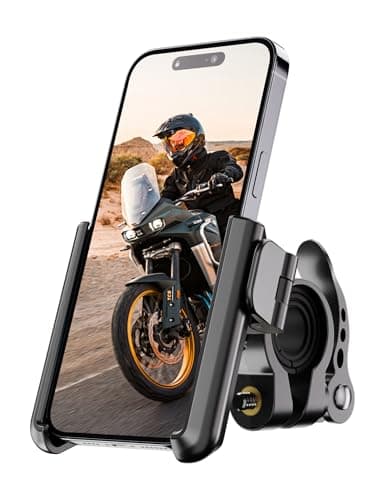 Image of GREFAY Bike Phone Holder 1S Quick Release& 360° Rotation Motorbike Handlebar End Bike Phone Mount, Universal Bicycle Phone Holder for 4.0-7.0 Inch Smartphones