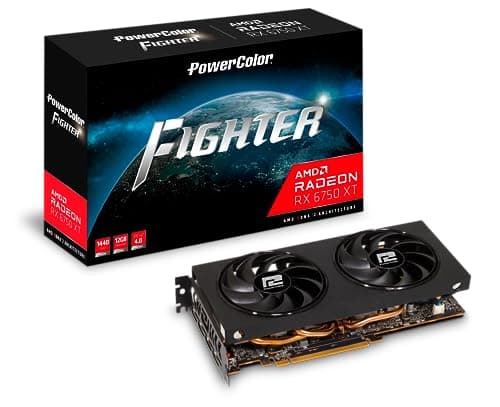 Image of PowerColor Fighter AMD Radeon RX 6750 XT 12GB GDDR6 Graphics Card