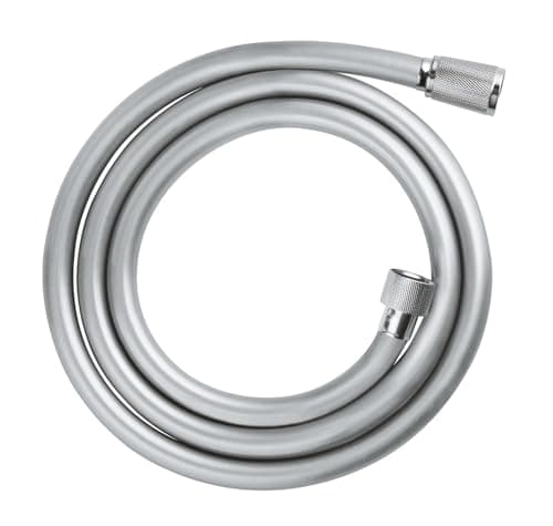 Image of GROHE VitalioFlex Comfort TwistStop - Smooth Shower Hose 1.5 m, (Tensile Strength 50 kg, Pressure Resistance Up to 5 Bar, Heat Resistance 70°C, Universal Connection G 1/2'' x 1/2''), Chrome, 28743002
