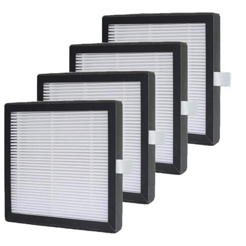 Image of RHDH1101G Replacement Filter Compatible with Russell Hobbs RHDH1101G 1000ml 2 in 1 Dehumidifier Air Purifier, 4 Pack HEPA Air Filter - Easy to install