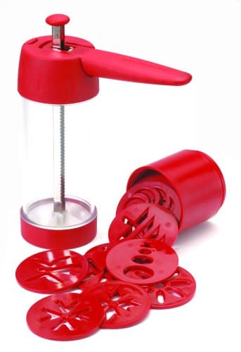 Image of KitchenAid Cookie Press with 16 Discs, Red