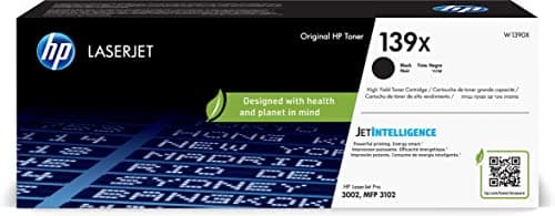 Image of HP LaserJet 139X High Yield Black Original Toner Cartridge