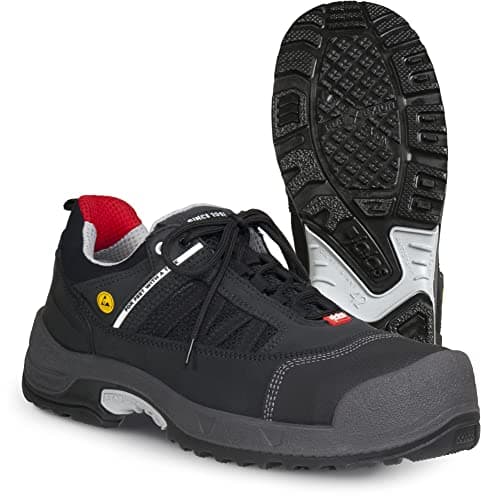 Image of Ejendals 3018-44 Size 44 "Jalas 3018 Zenit" Safety Footwear - Black/Grey/Red