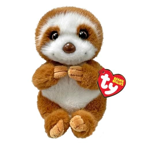 Image of TY Stella Sloth - Beanie Bellies Regular | Soft Plush Toy for Kids, Baby Toy, Cuddly Teddy, Stuffed Collectible Plushies