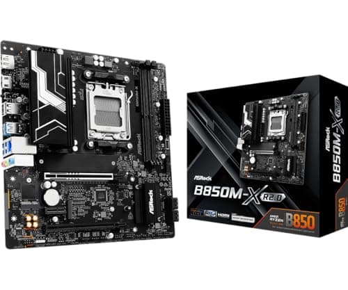 Image of Asrock B850M-X R2.0 Amd B850 Am5 Micro Atx 2 Ddr5 Hdmi Dp 2.5G Lan 2X M.2