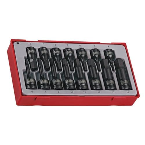 Image of Teng 15 Piece 3/8 and 1/2" Hex Impact Socket Bit Set TT9015HX Tool Control System