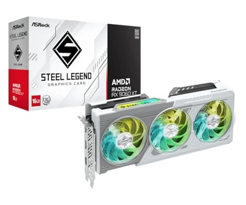 Image of ASRock AMD Radeon RX 9060 XT Steel Legend 16GB OC GDDR6