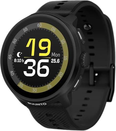 Image of SUUNTO RUN GPS Running Watch, 1.32" AMOLED Touch Screen, Lightweight, Multisport, Activity Tracker, Accurate GPS, Heart Rate/Sleep Tracking, Running, 12-Day Battery Life, 4GB Offline Music Storage