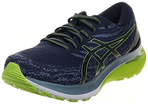 Image of ASICS Men's Kayano 28 Road Running Shoes, Blue Black, 7.5 UK