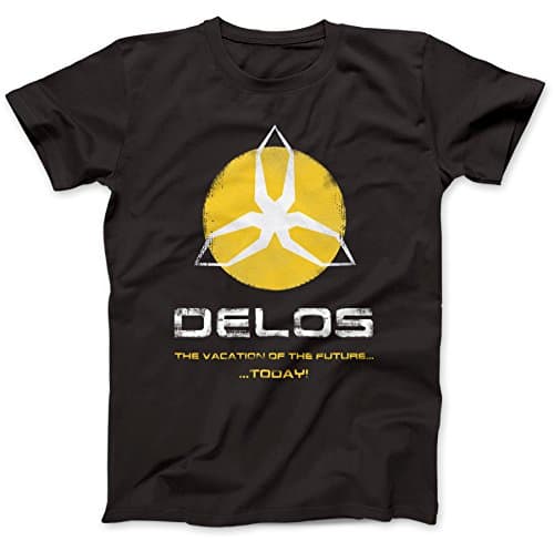 Image of Robot Rave Delos Amusement Park T-Shirt Black