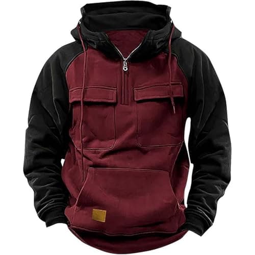 Image of NASA Christmas Jumper Mens Fleece Pullover Long Sleeved Polo Mens Ugly Christmas Sweater Men Funny Men's Pea Coat Jackets Thick Hoodies for Men UK Winter Sweatshirts for Men UK Mens Parka Coats