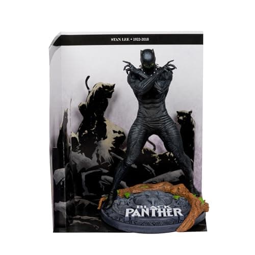 Image of McFarlane Marvel Black Panther 1:10th Scale Collectible with Scene (Marvel Knights #4) Toys