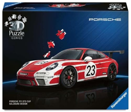 Image of Ravensburger 3D Puzzle Iconics: Porsche 911 "Salzburg Edition: Eine wahre Ikone im 3D Puzzle Modellformat