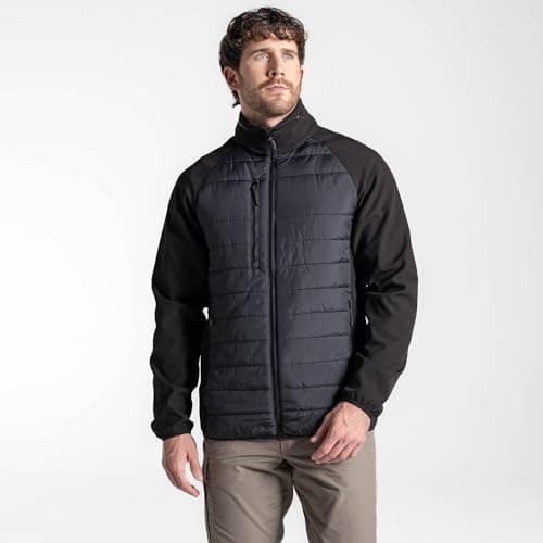 Image of Craghoppers Mens Expert Compress Lite Hybrid Jacket, Black, M EU