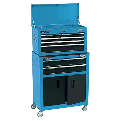 Image of Draper 19563 Blue Combined Roller Cabinet and Tool Chest (24”)