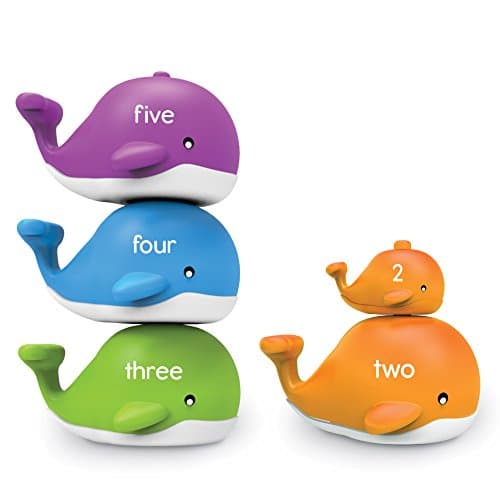 Image of Learning Resources Snap-n-Learn Stacking Whales