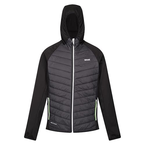 Image of Regatta Mens Andreson VIII Hybrid Padded Hooded Soft Shell Jacket