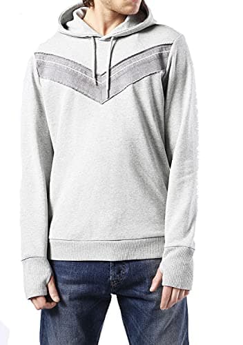 Image of Diesel S-Corgan Felpa Men's Hoodie Sweatshirt (S, Grey)