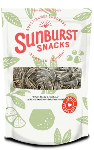 Image of Sunburst Snacks Sunflower Seeds Roasted & Unsalted, Gluten Free, Vegan & High Protein Snack, Recyclable & Resealable Pouch, 1KG