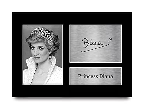 Image of HWC Trading A4 Princess Diana of Wales Gifts Printed Signed Autograph Picture for Followers & Fans