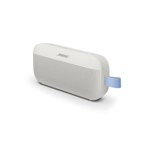 Image of Bose SoundLink Flex Portable Bluetooth Speaker (2nd Gen), Small Portable Wireless Outdoor Speaker with Hi-Fi Audio, Up to 12 Hrs Battery Life, Waterproof and Dustproof, Fog Grey - Limited Edition