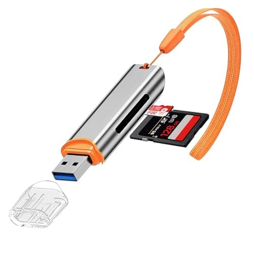 Image of Oblinple SD Card Reader, USB 3.0 Memory Card Adapter, High Speed Card Adaptor Support Micro SD SDHC SDXC MMC, Compatible with Macbook Pro, PC, Laptop, Android, Windows (USB 3.0)
