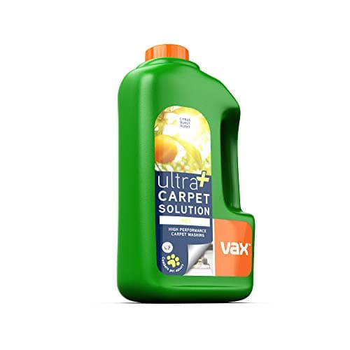 Image of Vax Ultra+ Pet 1.5L Carpet Cleaner Solution, Stain Remover Shampoo, Citrus Burst Scent, Neutralises Pet Odours, 1-9-137770, Green
