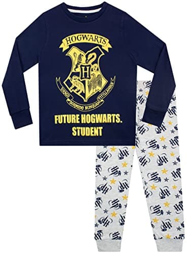 Image of Harry Potter Kids Pyjamas Blue 5-6 Years