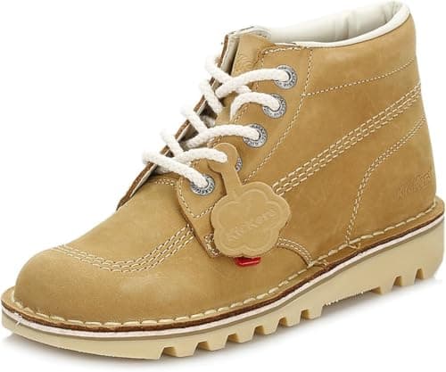 Image of Kickers Kick Hi Womens Tan/Natural Nubuck Boots-UK 6 / EU 39