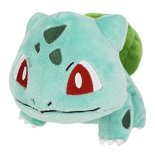 Image of Sanei Pokemon All Star Series PP17 Bulbasaur Stuffed Plush, 4"