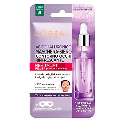 Image of L'Oréal Paris Revitalift Textured Refreshing Eye Contour Mask with Hyaluronic Acid and Caffeine