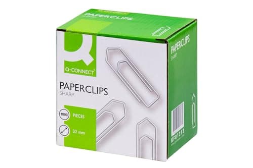 Image of Q-Connect Paperclips No Tear 32mm (Pack of 1000) KF01313