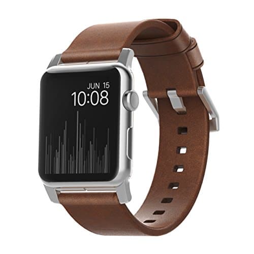 Image of Nomad Strap Modern Leather Connector sil