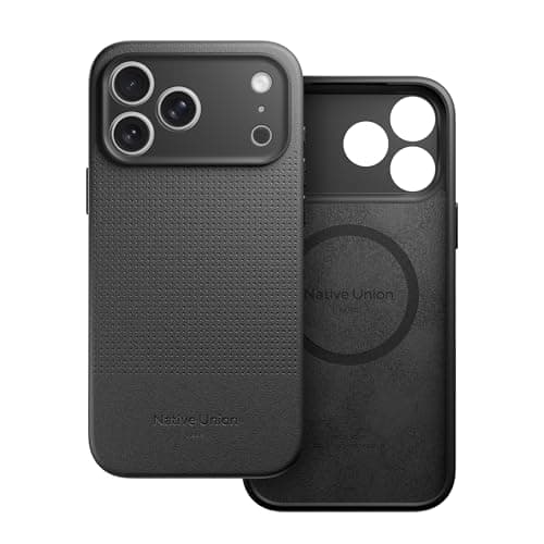 Image of Native Union Active Case – MagSafe Compatible with Built-in Magnets – Rugged Design – Recycled Materials – Ultra-Durable Drop Protection up to 10ft / 3m for iPhone 17 Pro Max (Black)
