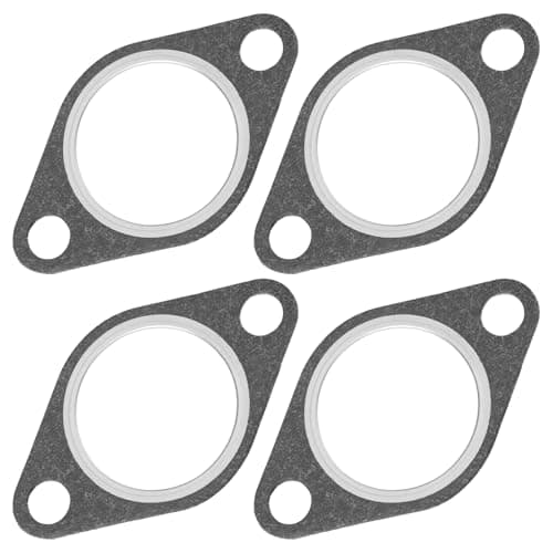 Image of VGOL 4Pcs Exhaust Manifold Gasket Replacement 1583656 406307 79TM9448DA Compatible with Ford 2.0L 2.3L 2.6L 2.8L V6 Cologne