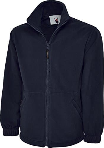 Image of Uneek Uc601 Premium Full Zip Micro Fleece Jacket Navy Xs