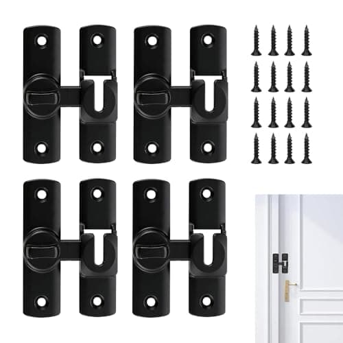 Image of FEIHS 4 Sets Sliding Window Door Locks,Sash Stopper,Door Window Lock Stopper,Suitable for use in Domestic bedrooms, Room Doors, bathrooms, Front Doors, Sheds, Cottages, Windows