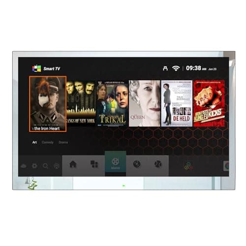 Image of Soulaca 32inch Smart LED Mirror TV for Bathroom,4K Waterpoof with Wi-Fi and Bluetooth, Integrated with Speaker, Android, 2026 Model