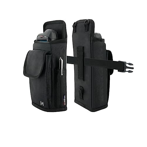 Image of Mobilis Holster for Handheld Mobile Computers & Smartphones with Belt, Hands-Free System, Carrying Case Pouch Device Size L