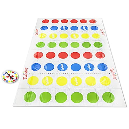 Image of Hasbro Gaming 0 Twister Ultimate with Larger mat and More Colour Fields, Game for Families and Children Aged 6 and up, Compatible with Alexa (Exclusive to Amazon), Single, Multi