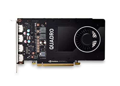 Image of DELL Nvidia Quadro P2000 5GB GDDR5 Single-Slot Graphics Card - 1024 CUDA Cores, 3.0 TFLOPS, 160bit, 140GB/s, 4 x DisplayPort 1.4, 75W Power Consumption, PCI Express 3.0 x16 - DC1P4 (Renewed)