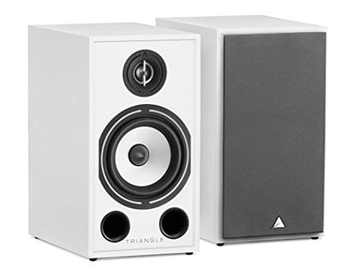 Image of Triangle - BOREA BR03 Hi-Fi Bookshelf Speakers - Power handling 100W - Output 90 dB/W/m - Versatile Music and Home Cinema - 206 x 380 x 314 mm - White (Pair)