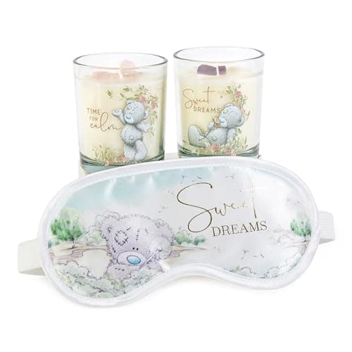 Image of Me to You Tatty Teddy Eyemask and Scented Crystal Candles Gift Set - Signature Collection, White