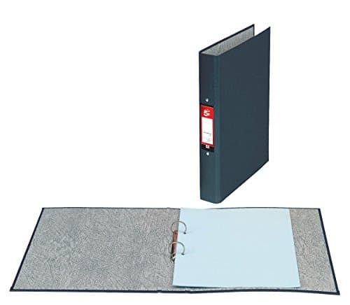 Image of 5 Star Office Ring Binders 2 O-Ring Size 25mm A4 Black (Pack of 10)