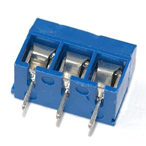 Image of UMTMedia® 10 Pieces 3Pin 5.08mm Pitch PCB Mount Screw Terminal Block Connector