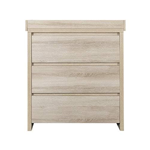 Image of Tutti Bambini Nursery Modena Changing Unit - Three Spacious Full-Length Drawers - Oak Finish